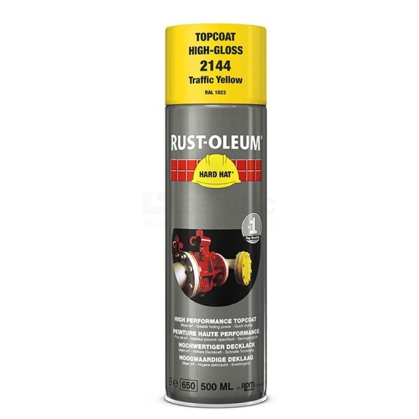 Verf Rust-Oleum 2144 500ml geel RAL1023