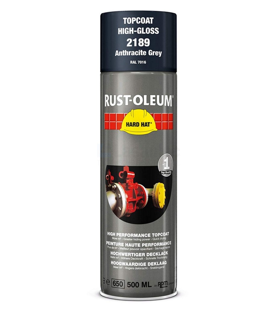 Verf Rust-Oleum 2189 500ml grijs RAL7016