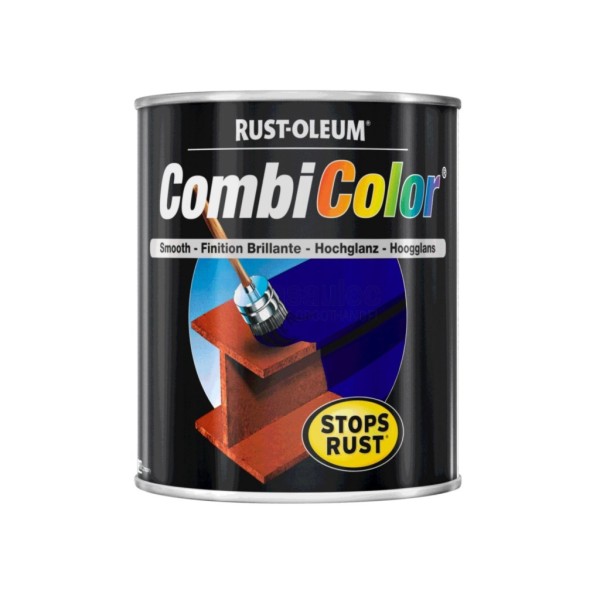 Verf Rust-Oleum 7379 Combicolor 0,75ltr zwart RAL9005