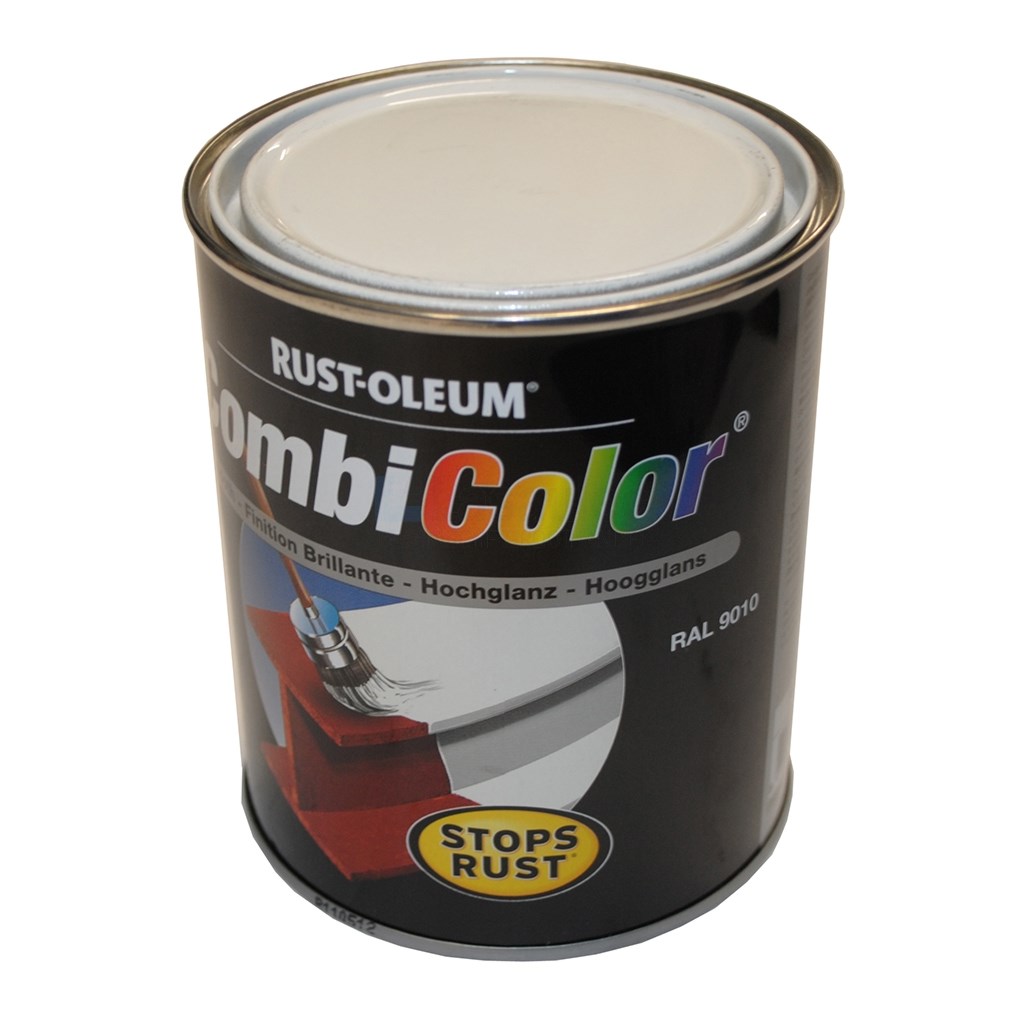 Verf Rust-Oleum 7392 Combicolor 0,75ltr wit RAL9010