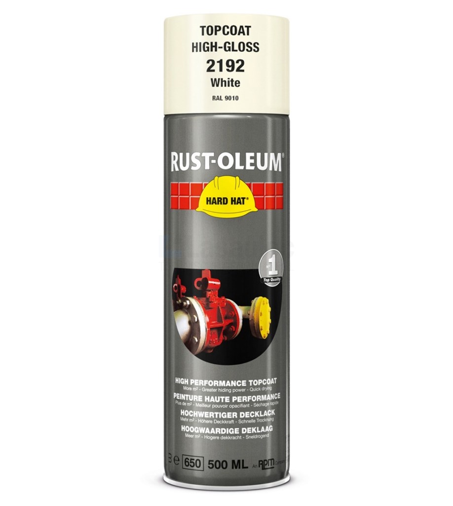 Verf Rust-Oleum 2192 500ml wit RAL9010