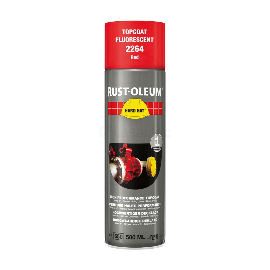 Verf Rust-Oleum 2264 500ml rood fluorescerend