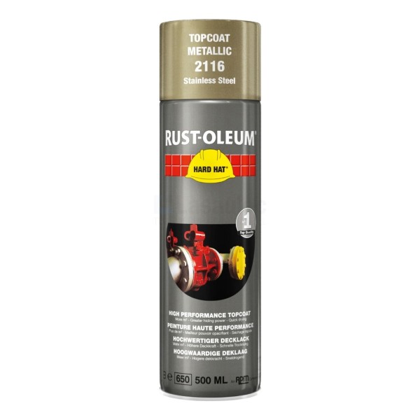 Verf Rust-Oleum 2116 500ml RVS metallic