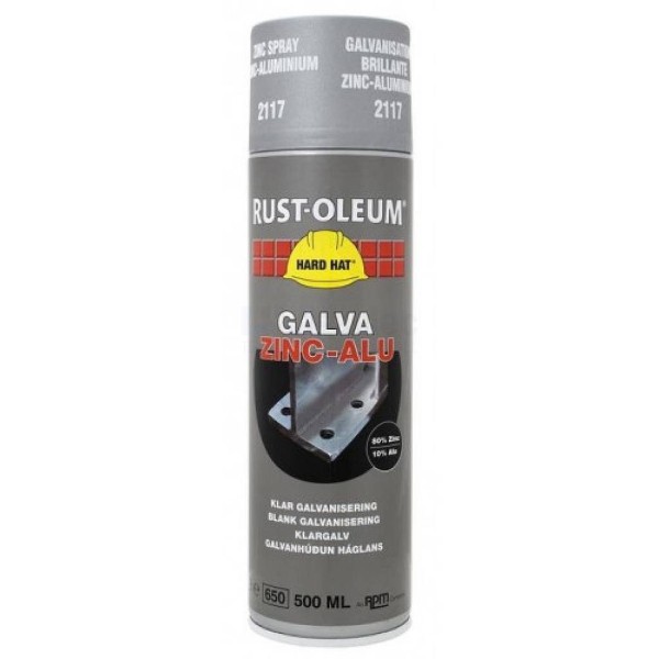 Verf Rust-Oleum 2117 500ml zinkaluminium