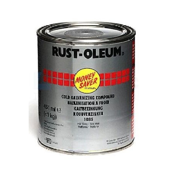 Zinkverf Rust-Oleum 1085 1kg grijs glv zinc