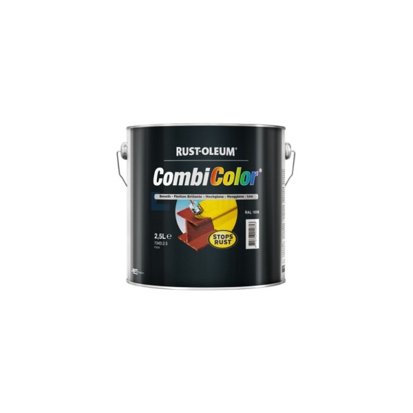 Verf Rust-Oleum 7348 Combicolor 2,5ltr geel RAL1007