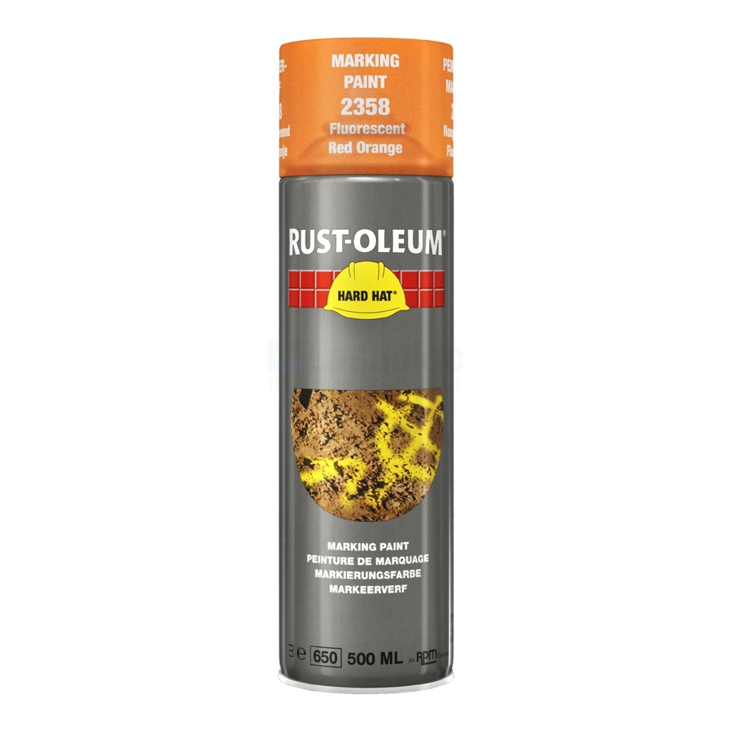 Markeerverf Rust-Oleum 2358 500ml rood/oranje