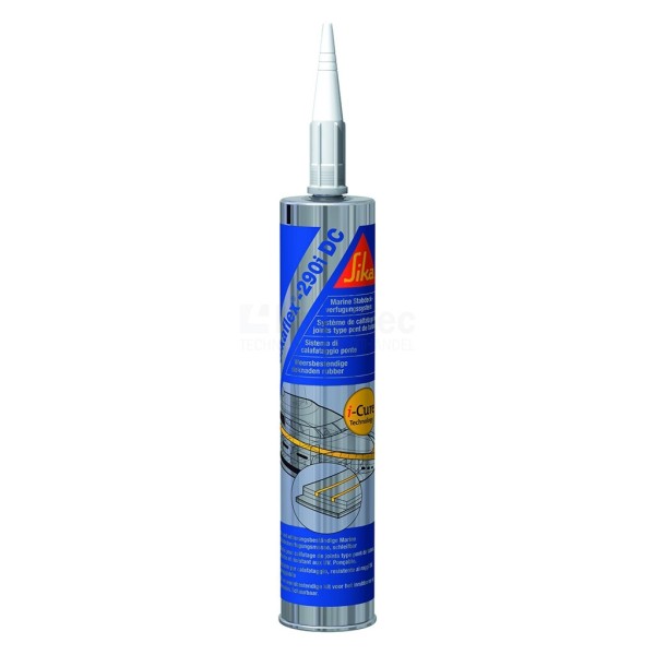 Lijmkit Sikaflex 290i DC 300ml zwart PU