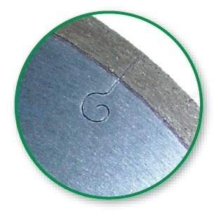 Diamantzaag Clipper Ceram XJ Tegel 350x25,4mm / Segm.9x2,0mm nat
