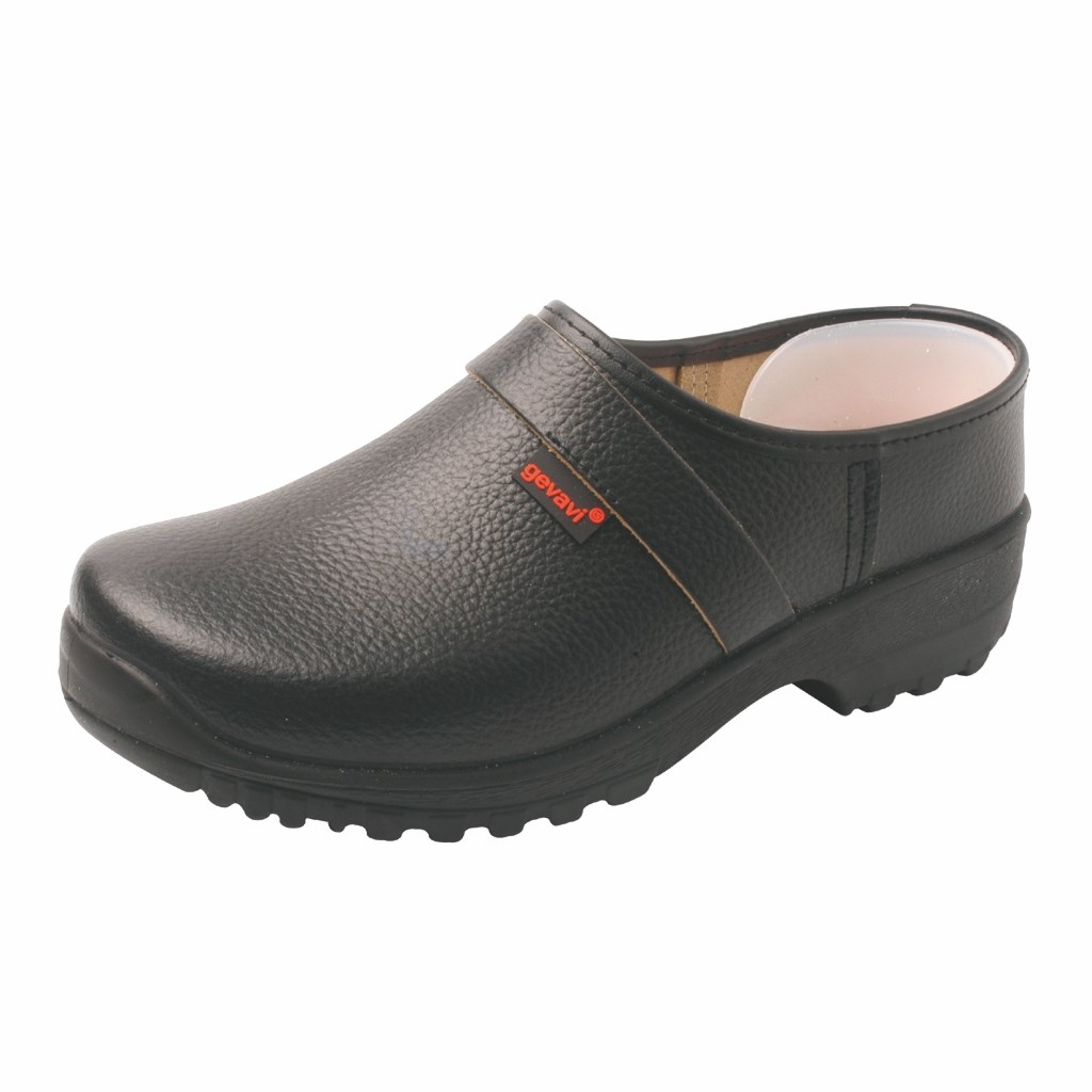 Klomp Gevavi Lincoln 42 zwart leer hout PU