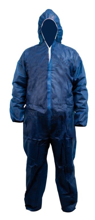 Wegwerpoverall Poligard XXL blauw PP