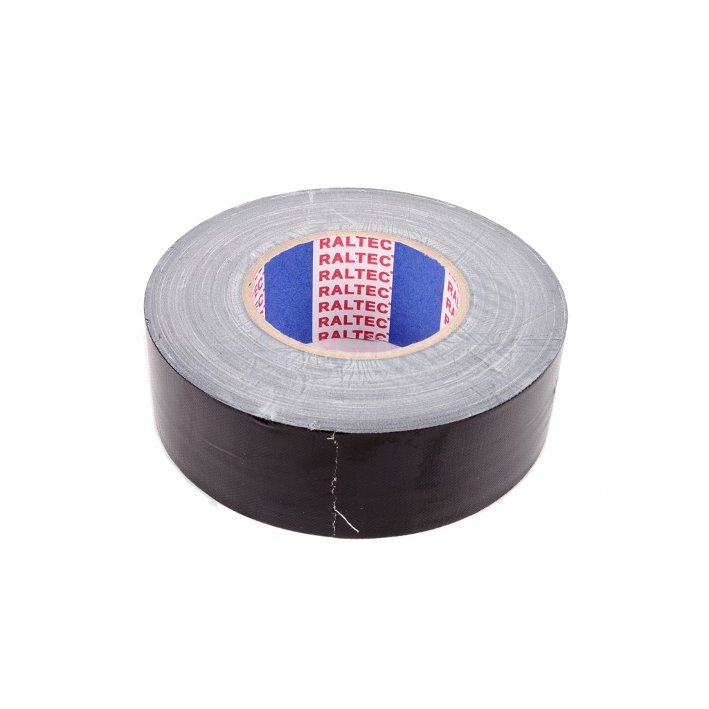 Linnentape Raltec 820 50mm zwart weefsel/PE a50m