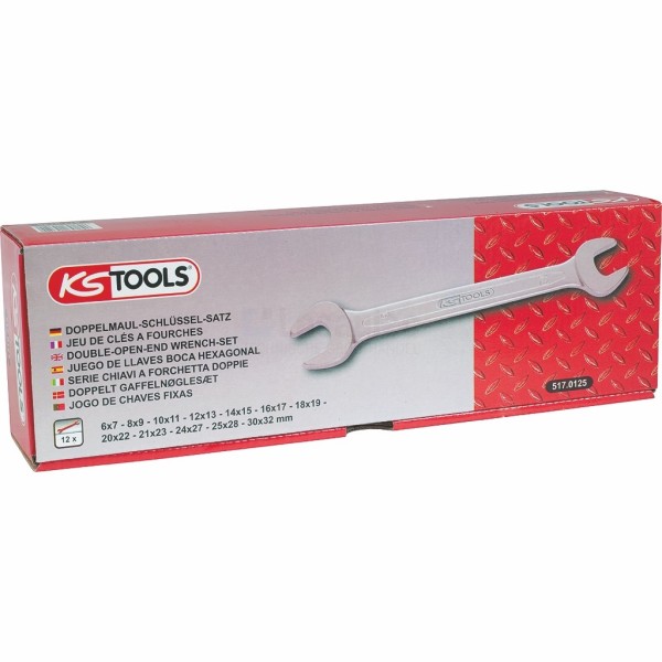 Steeksleutelset KS-Tools 5170125 6-32mm 12-delig
