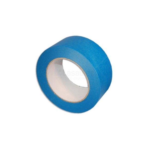 Afplaktape 2306 25mm blauw papier a50m,UV bestendig