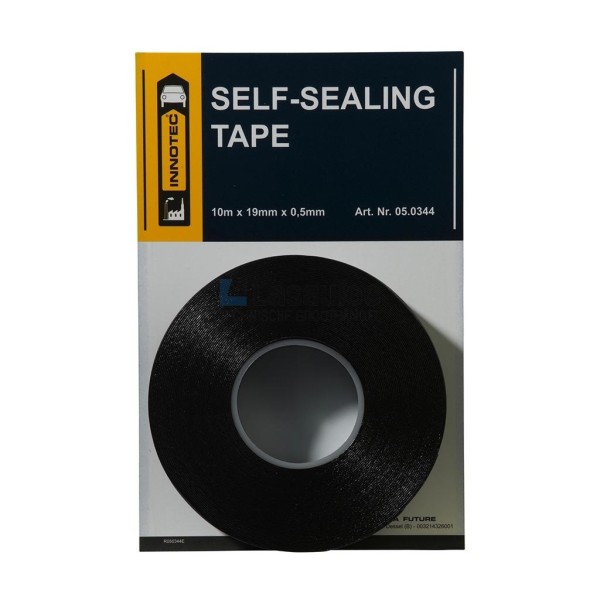 Isolatietape Innotec Self-Sealing 19x0,5mm zwart PIB a10m
