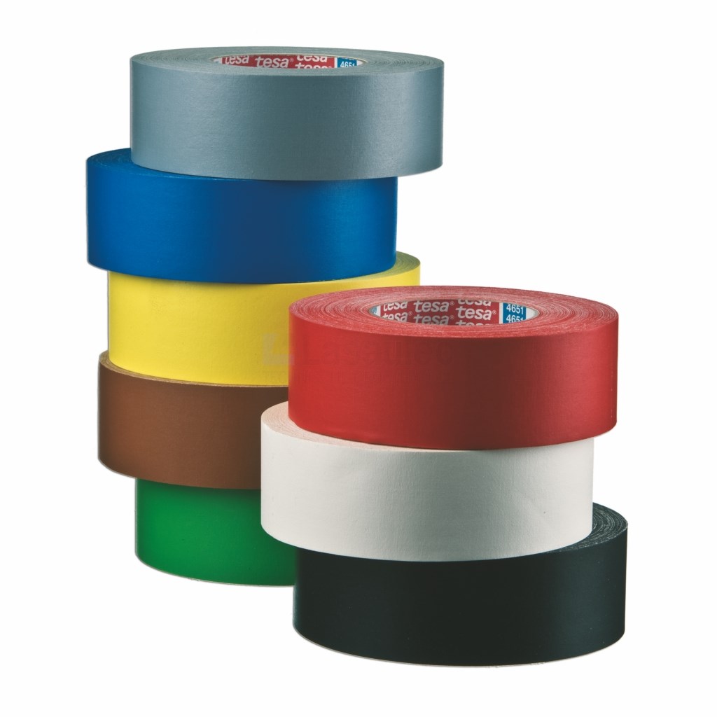 Linnentape Tesa 4651 30mm geel a50m