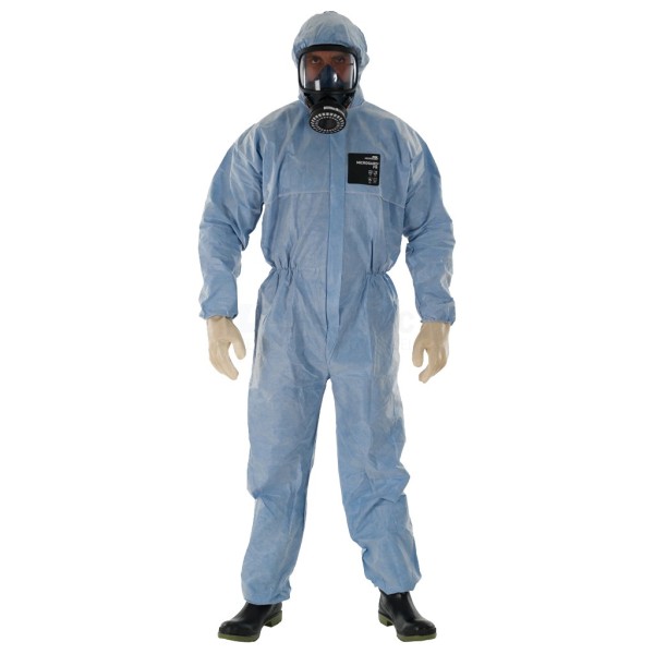 Overall Microgard FR type 5/6 XXL lichtblauw vlamvertragend anti