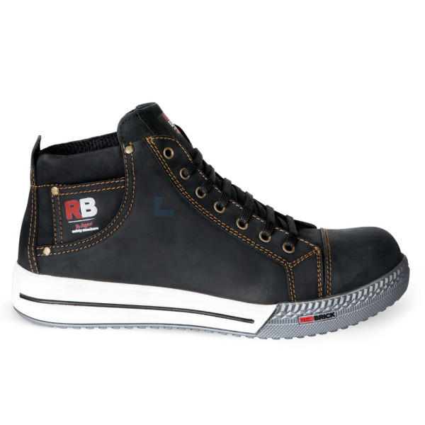 Veiligheidsschoen Redbrick Gold 42 zwart hoog S3