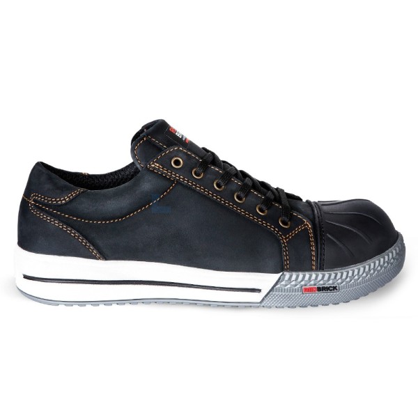 Veiligheidsschoen Redbrick Flint 45 zwart laag S3
