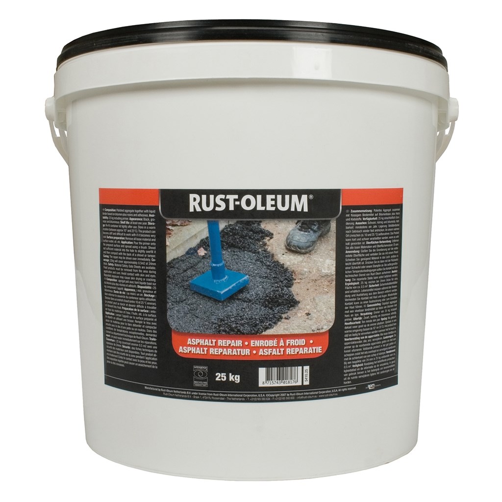 Asfaltreparatie Rust-Oleum 5410 25kg
