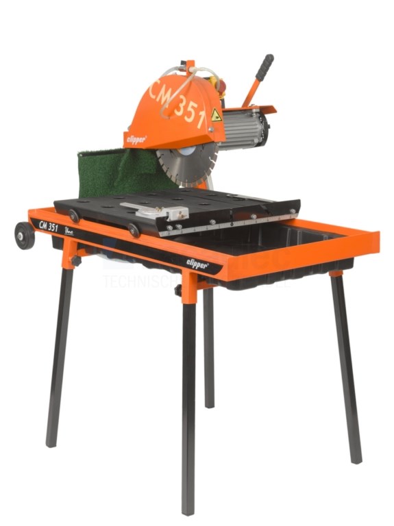 Steenzaagmachine Norton Clipper CM351 Uno 69kg staal incl. zaagb