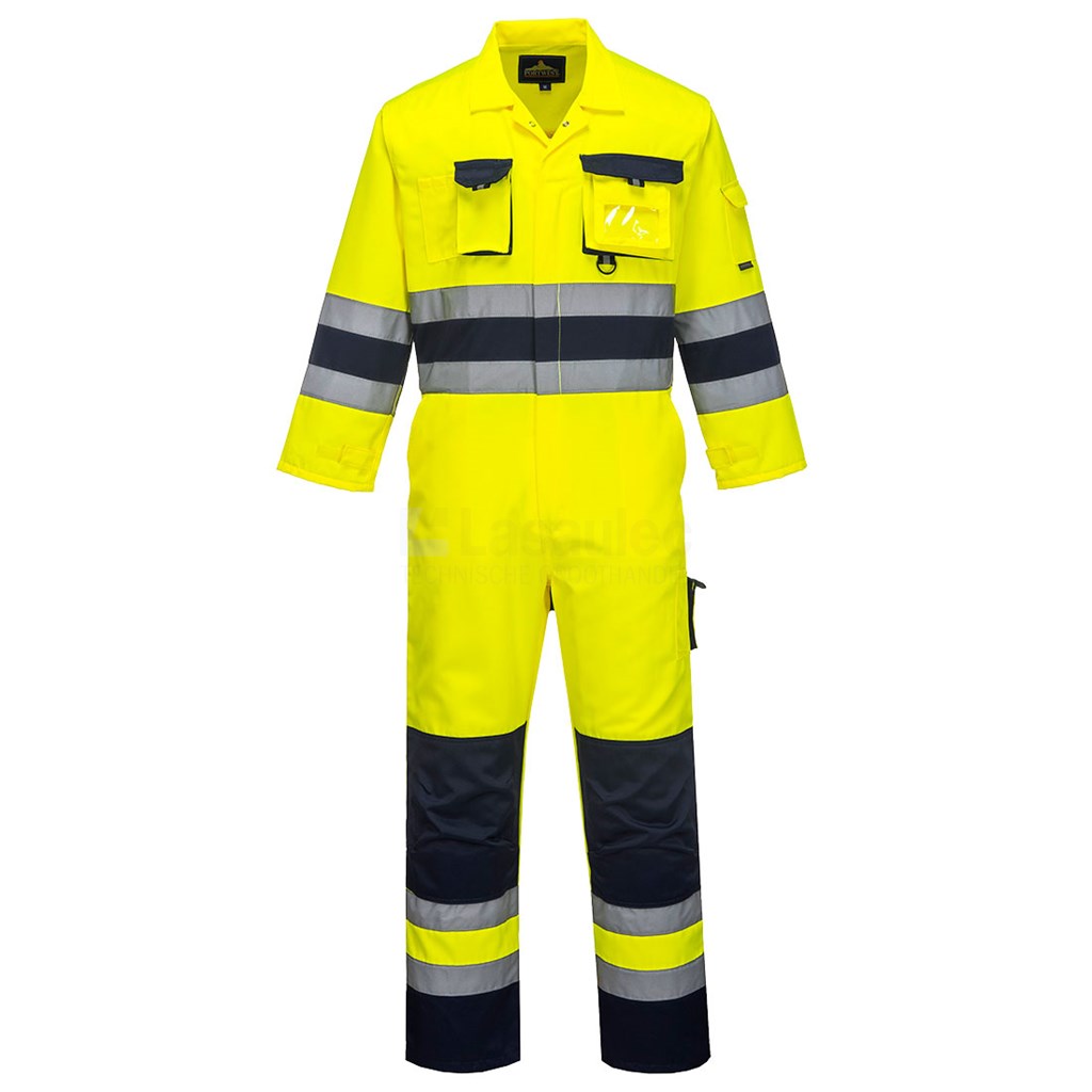 Overall Portwest TX55 XL geel/marine 65%polyester35%katoen