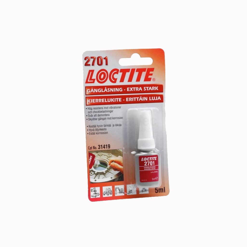 Schroefdraadborgmiddel Loctite 2701 groen acrylaat/anaeroob a5gr