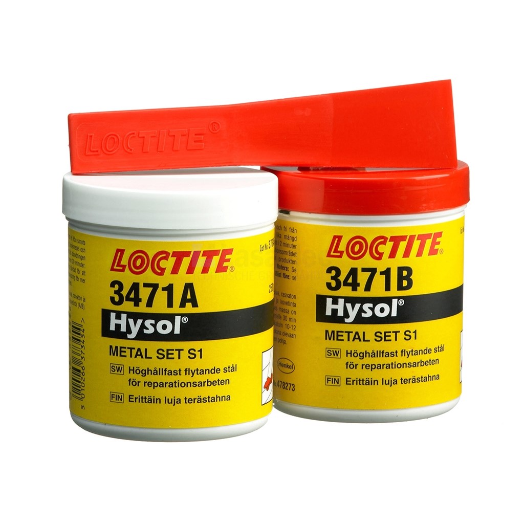Lekstopper Loctite 3471 A&B 2x250gr Metal Set S1