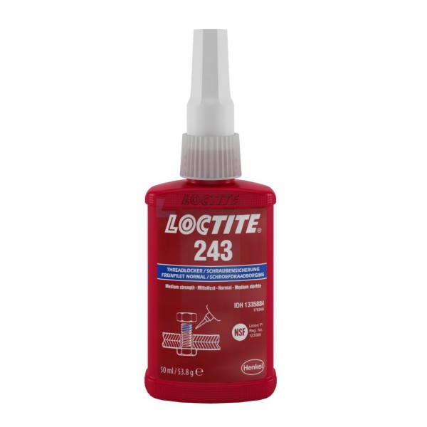 Schroefdraadborgmiddel Loctite 243 blauw acrylaat/anaeroob a50ml
