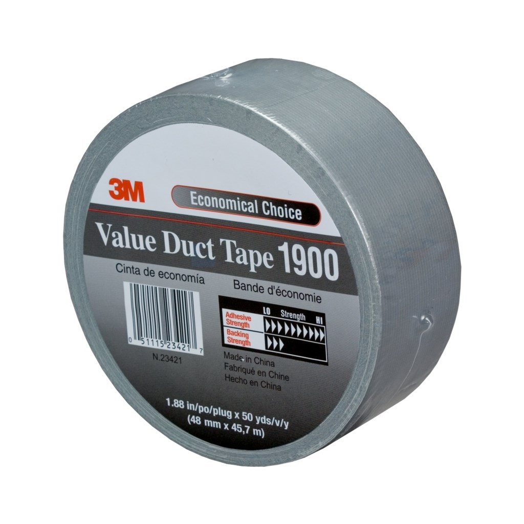 DuctTape 3M 1900 Economy 50mm x 50m zilver