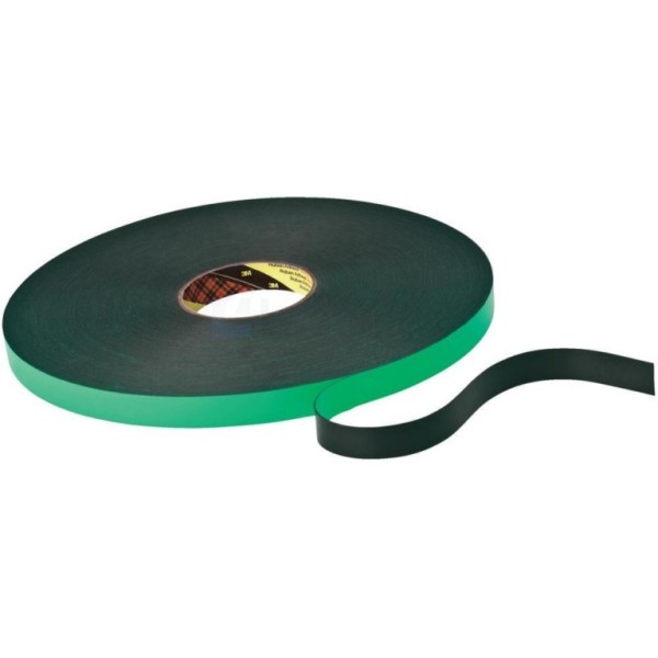 Schuimtape Scotch 9508B19 19mmx66m zwart dubbelzijdig