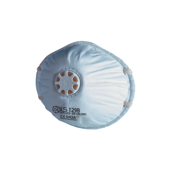 Stofmasker BLS 129BW FFP2 R D ademventiel vpe=15