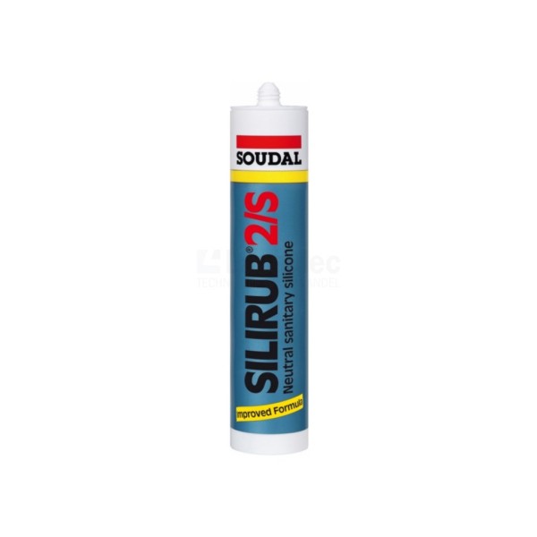 Kit Soudal Silirub 2S 310ml transparant