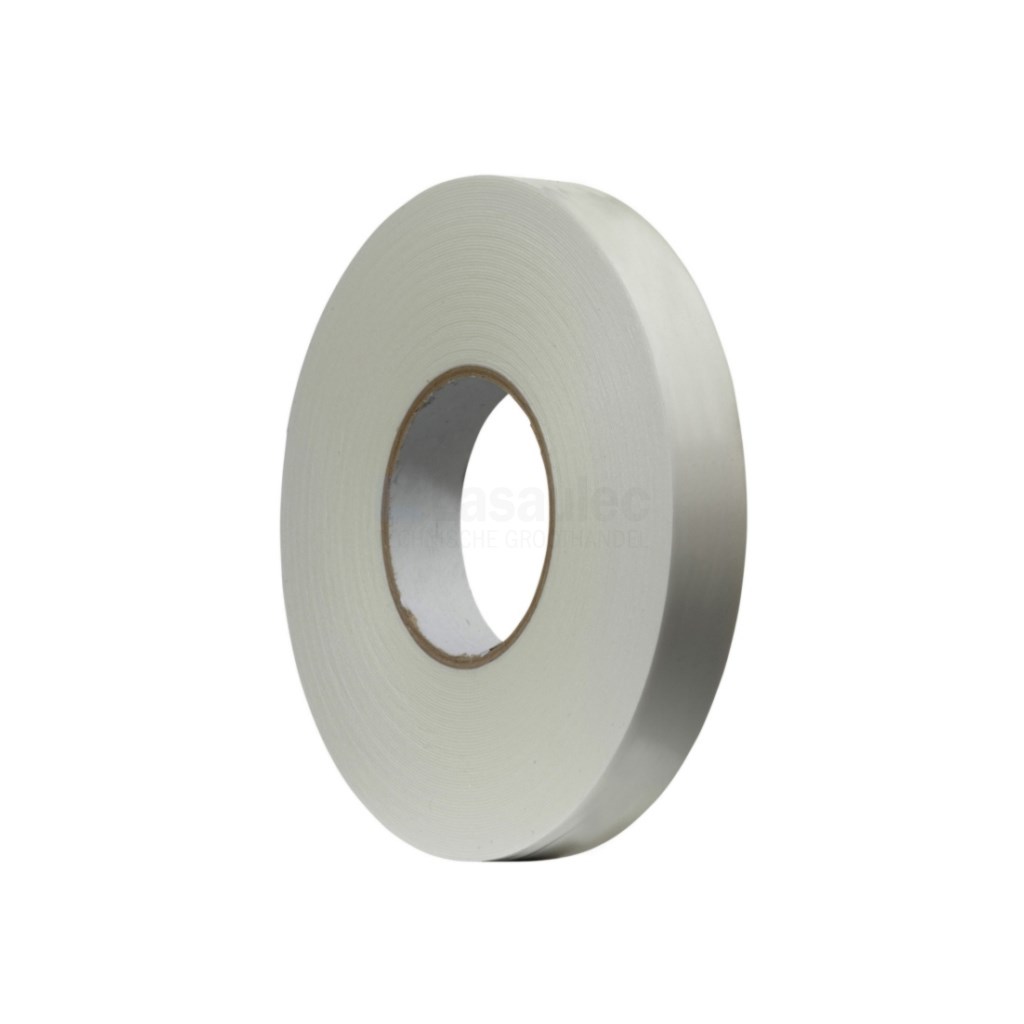 Dubbelzijdig tape Foam 19mm a50m wit PE
