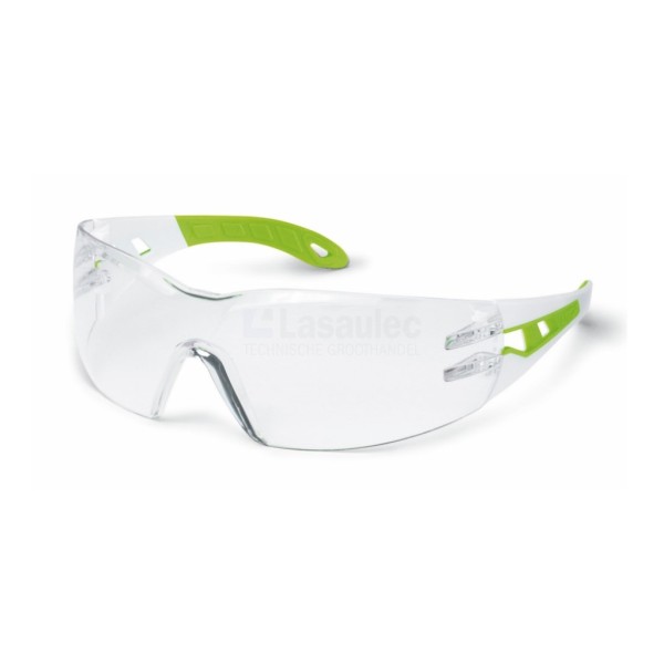 Veiligheidsbril Uvex Pheos S 9192-725 groen/transparant