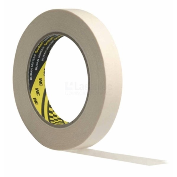 Afplaktape Scotch 2328 38x0,13mm creme papier a50m