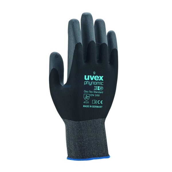 Handschoen Uvex Phynomic XG 8 zwart extra grip