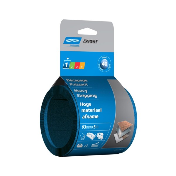 Schuurvel Norton Expert 93mm K40 rol a5m
