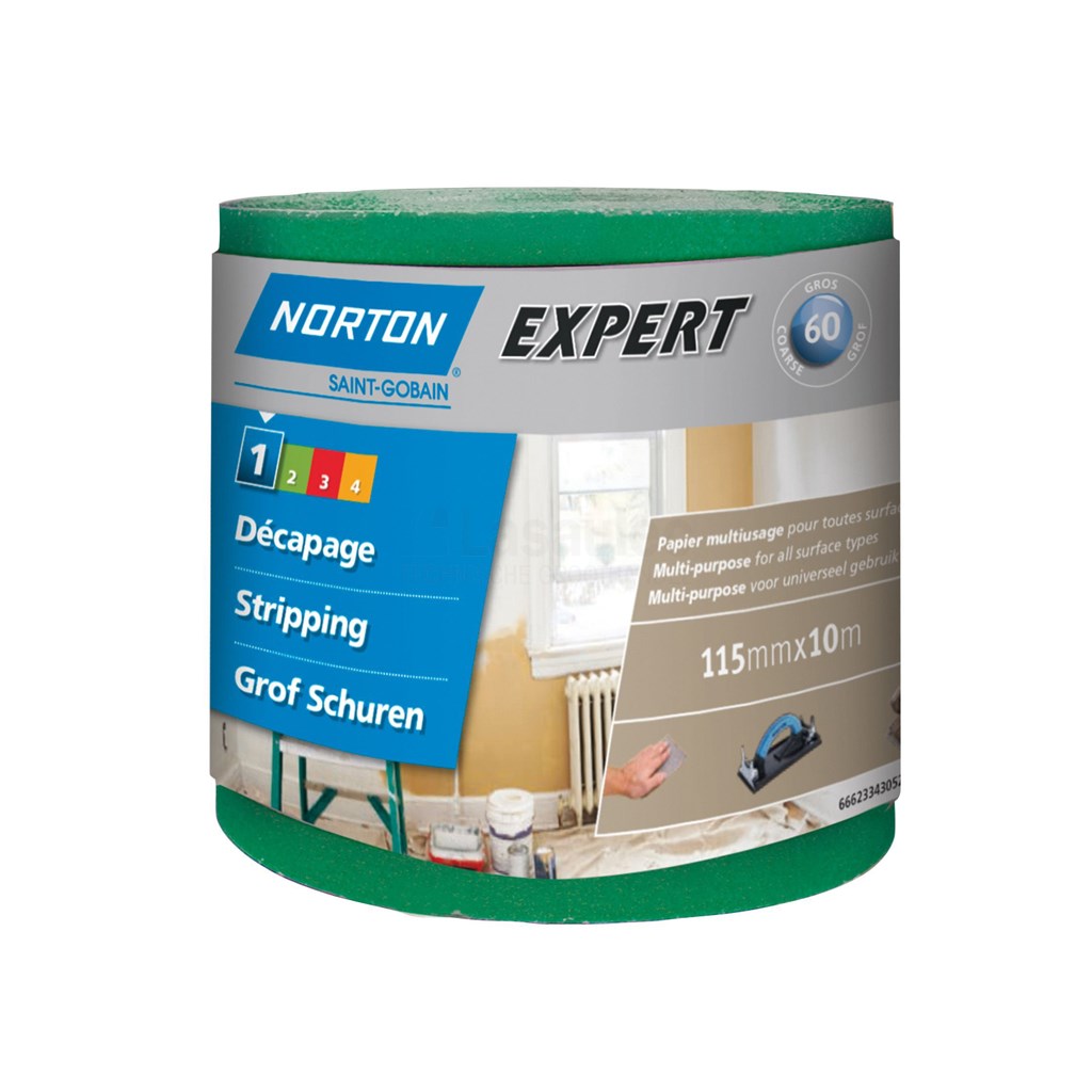 Schuurrol Norton Expert Multi-Purpose 115mm K60 rol a5m