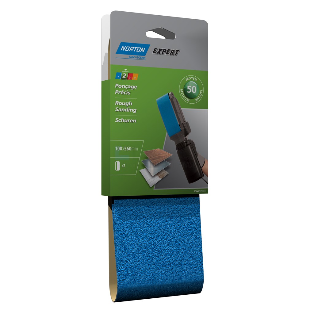 Schuurband Norton Expert Multi-Purpose 100x560mm K50 pak a2st