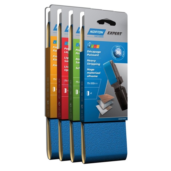 Schuurband Norton Expert Multi-Purpose 75x533mm K36 pak a2st