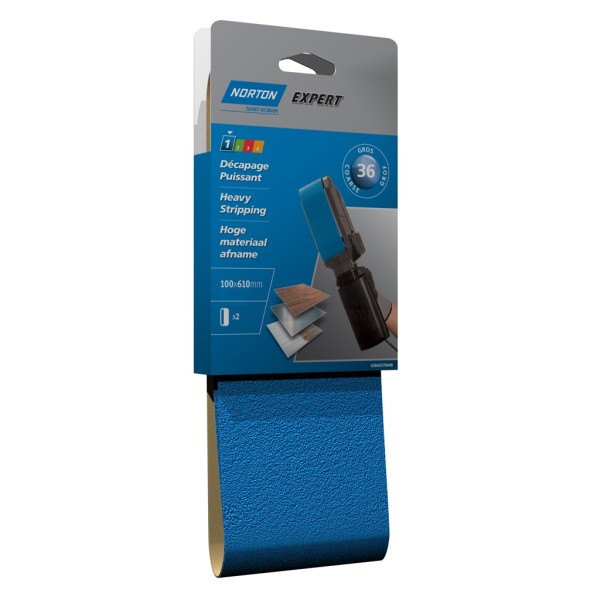 Schuurband Norton Expert Multi-Purpose 100x610mm K36 pak a2st
