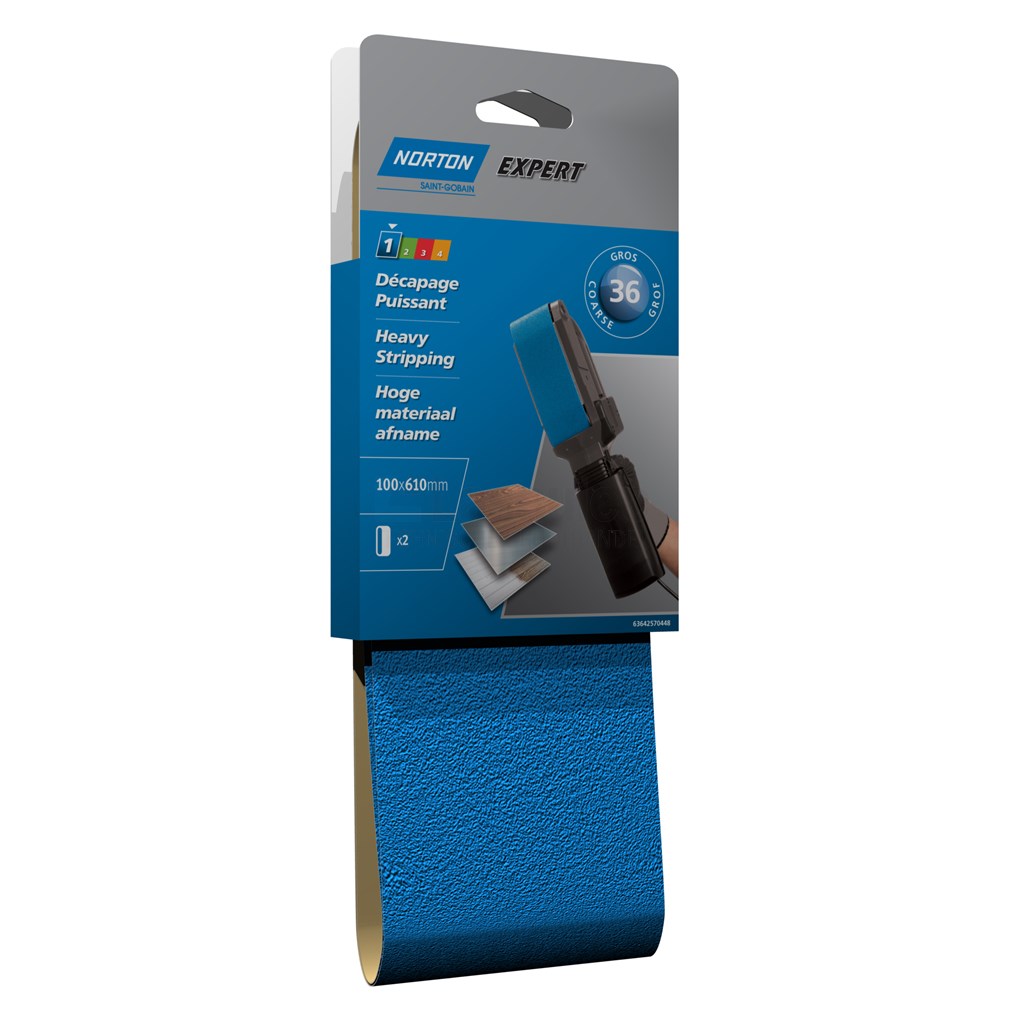 Schuurband Norton Expert Multi-Purpose 100x610mm K36 pak a2st