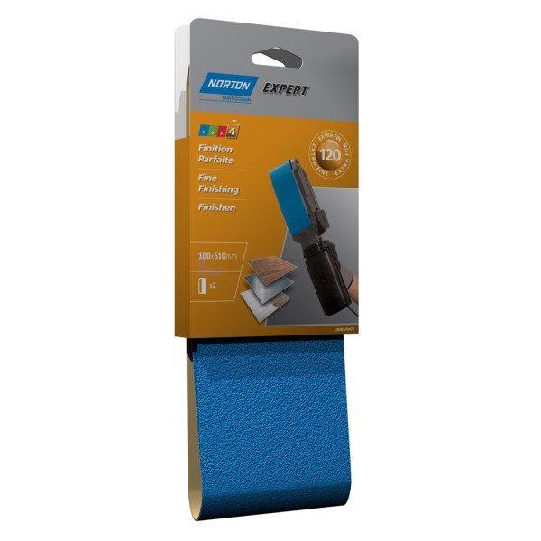 Schuurband Norton Expert Multi-Purpose 100x610mm K120 pak a2s