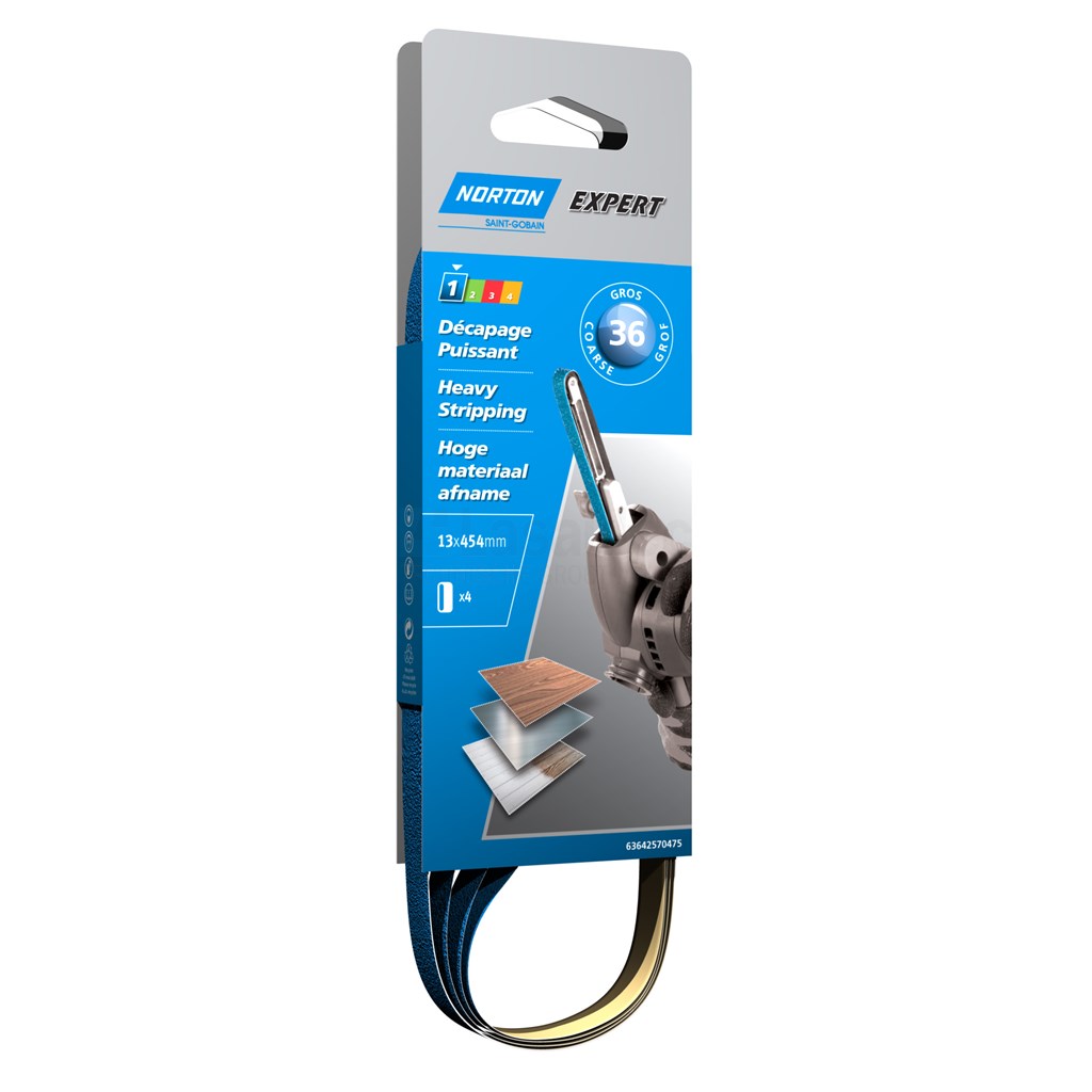 Schuurband Norton Expert Multi-Purpose 13x454mm K36 tbv power