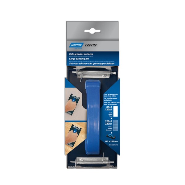 Schuurstrook Norton Expert 115x280mm diverse korrels 5-delig