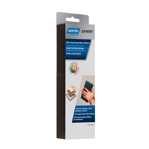 Schuurspons Norton Expert Multi-Purpose 225x75x26mm Medium/fi
