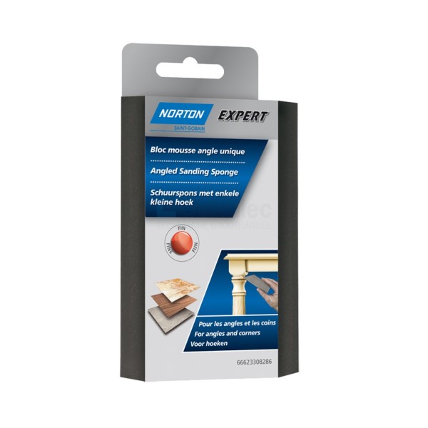 Schuurspons Norton Expert Multi-Purpose 125x90x26mm Fijn