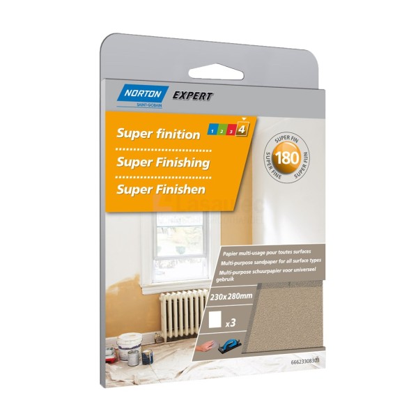 Schuurvel Norton Expert Multi-Purpose 230x280mm K180 pak a3st