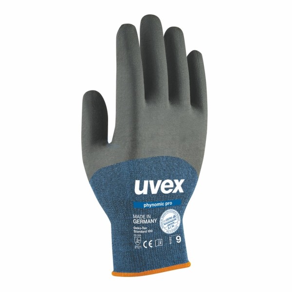 Handschoen Uvex Phynomic Pro 10 blauw/grijs